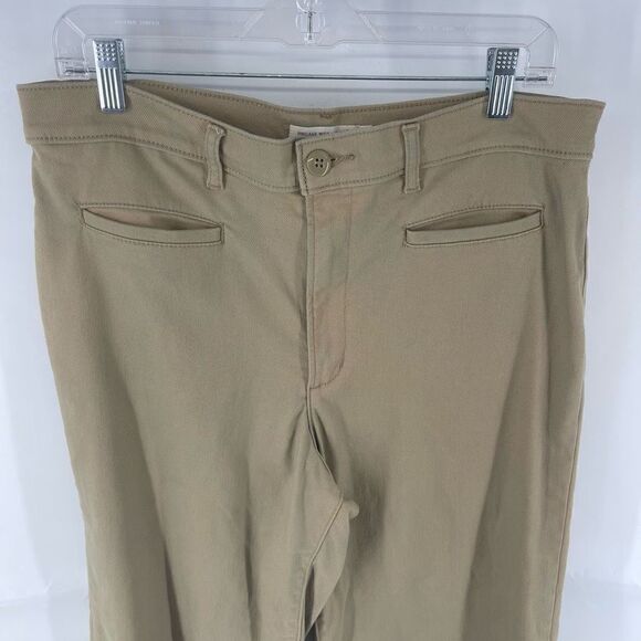 Levi's Women's Ribcage Wide Leg Crop Pants High Waisted Casual Khaki Size 32 - Picture 2 of 12